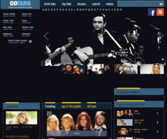 Gotabs.com(GOTABS 1 Million songs with Guitar Tabs) Screenshot