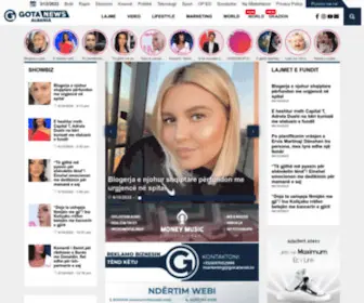 Gotanews.tv(Gota News Albania) Screenshot