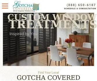 Gotchacovered.com(Custom Window Treatments) Screenshot