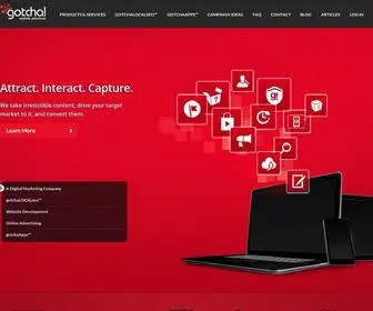 Gotchamobi.com(Digital Marketing Agency) Screenshot