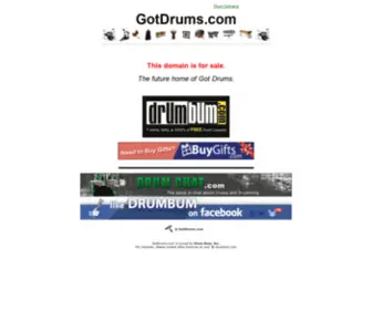 Gotdrums.com(Got Drums) Screenshot