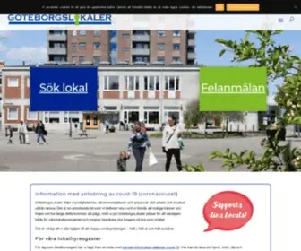 Goteborgslokaler.se(GöteborgsLokaler) Screenshot