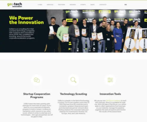 Gotechinnovation.com(Main Page) Screenshot