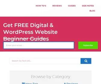 Gotechug.com(A tutorial tech blog) Screenshot