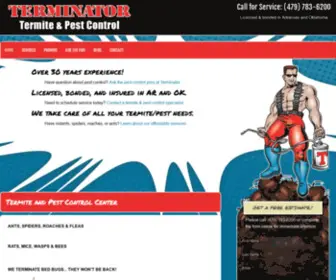 Goterminator.com(Terminator Termite & Pest Control) Screenshot