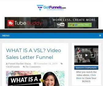 Gotfunnels.com(Got Funnels) Screenshot