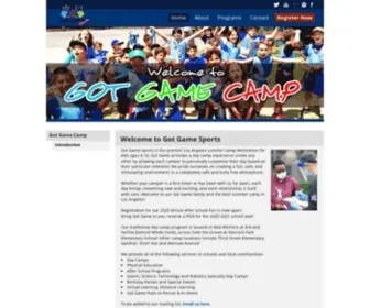 Gotgamecamp.com(Got Game Sports) Screenshot