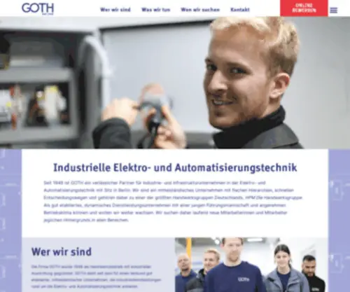 Goth-Elektrotechnik.de(Kälteanlagensteuerungen) Screenshot