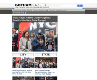 GothamGazette.com(Gotham Gazette) Screenshot