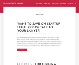 Gothamstartuplawyer.com(New York startup lawyers helping founders navigate growth) Screenshot