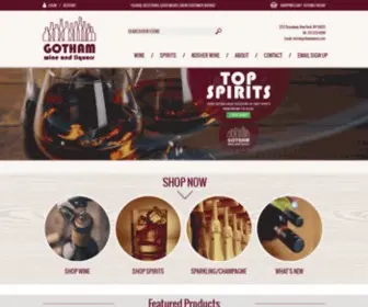 Gothamwines.com(Gothamwines) Screenshot