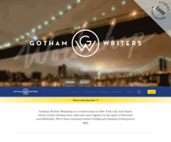 Gothamwriters.com(Creative Writing Classes in NYC and Online) Screenshot