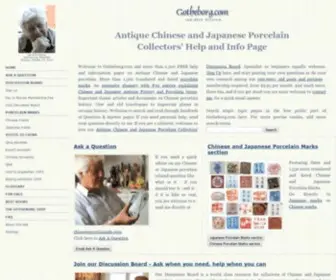 Gotheborg.com(Antique Chinese and Japanese Porcelain Collector's Help and Info Page) Screenshot