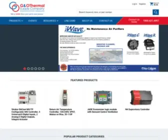 Gothermal.com(G&O Thermal Supply) Screenshot