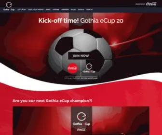 Gothiaecup.com(Gothia eCup) Screenshot