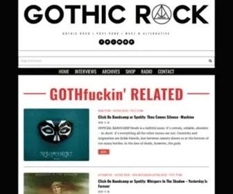 Gothic-Rock.com(Gothic Rock) Screenshot