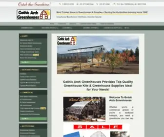 Gothicarchgreenhouses.com(Greenhouses Kits for Everyone) Screenshot