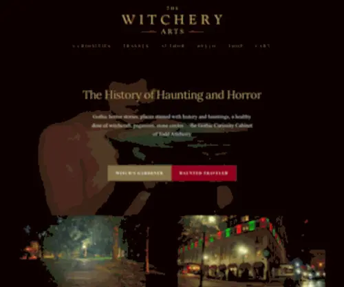 Gothichorrorstories.com(A Gothic Cabinet of Curiosities and Mysteries) Screenshot