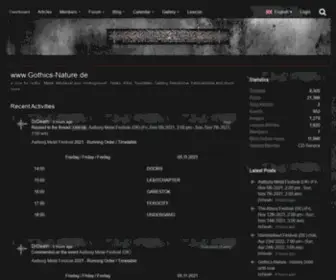 Gothics-Nature.de(Links) Screenshot