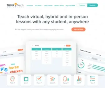 Gothinktech.com(Re-THiNK everything in your digital classroom) Screenshot