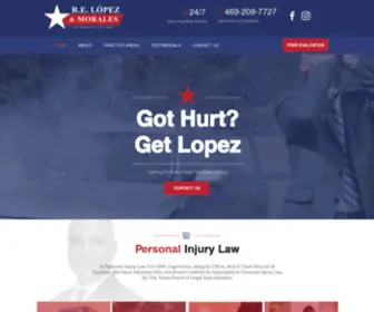 Gothurtgetlopez.com(RE Lopez & Morales) Screenshot