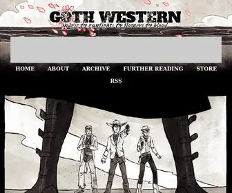 Gothwestern.com(THE END) Screenshot