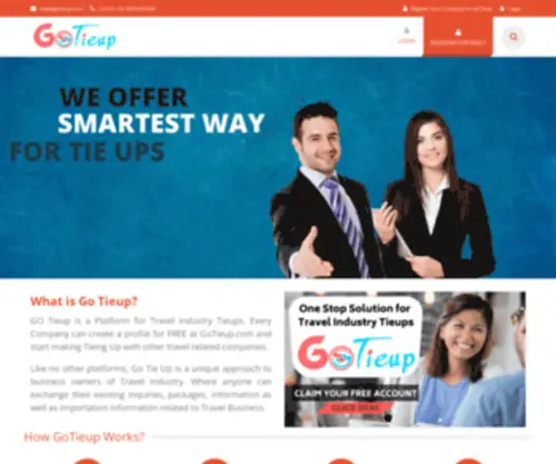 Gotieup.com(Gotieup) Screenshot