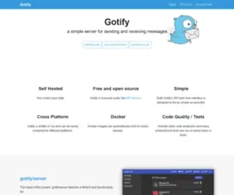 Gotify.net(Gotify) Screenshot