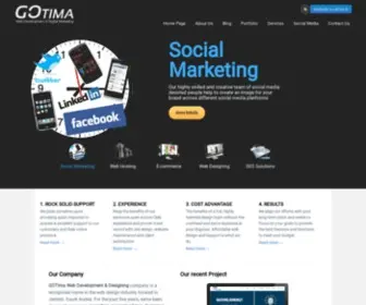 Gotima.com(GO TIMA Web Development & Designing company) Screenshot