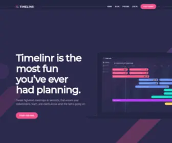 Gotimelinr.com(Your Timeline For Everything) Screenshot