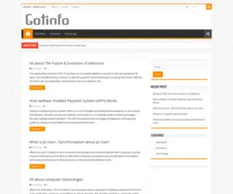 Gotinfo.in(All about Education) Screenshot