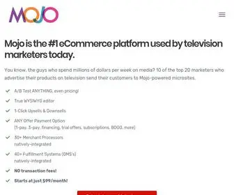 Gotmojo.com(The Easiest Ecommerce Landing Page Builder Platform) Screenshot