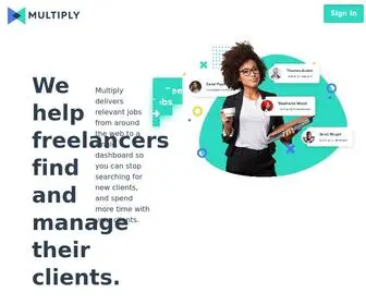 Gotmultiply.com(We help freelancers find new clients) Screenshot