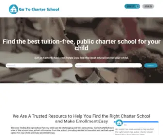 Gotocharterschool.com(Find the Best Charter School for Your Child) Screenshot