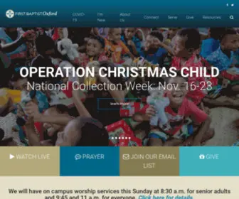 Gotofirst.org(First Baptist Church Oxford) Screenshot