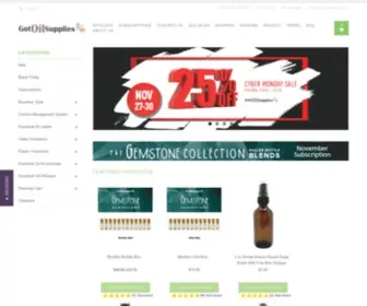 Gotoilsupplies.com(Cheap Essential Oil Supplies) Screenshot
