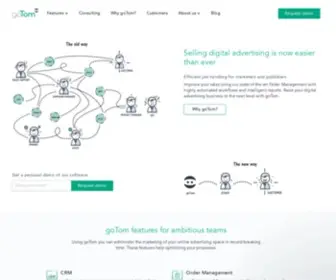 Gotom.io(CRM & Order Management Software for Digital Advertising) Screenshot