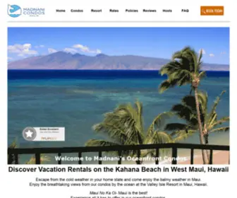 Gotomauicondo.com(Maui Oceanfront Condos) Screenshot