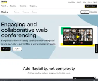 Gotomeeting.ie(Easy Online Meetings With HD Video Conferencing) Screenshot