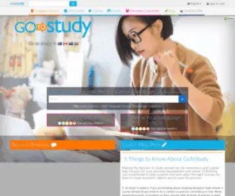 Gotostudy.com(Go to study) Screenshot