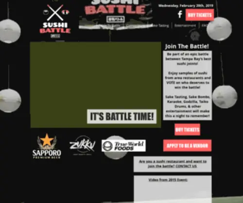 Gotosushibattle.com(Sushi-battle-tampa) Screenshot