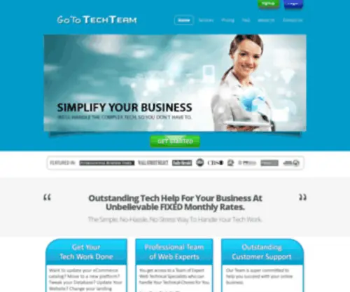 Gototechteam.com(Helping Your Business Succeed Online) Screenshot