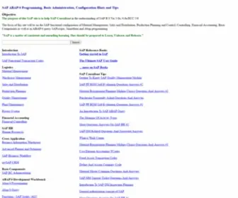 Gotothings.com(SAP ABAP/4 Programming) Screenshot