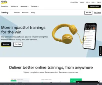 Gototraining.com(Online training) Screenshot