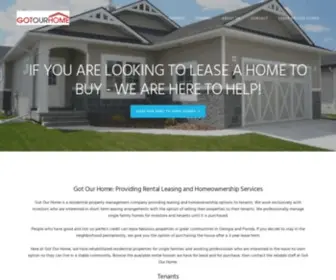 Gotourhome.com(Atlanta's Leading Property Management Company) Screenshot