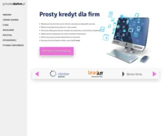Gotowkadlafirm.pl(Finansowanie dla firm) Screenshot