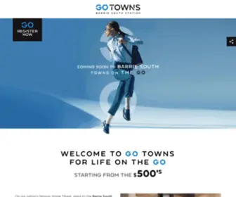 Gotowns.ca(GO TOWNS Barrie South Station) Screenshot