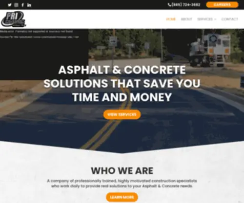 Gotpotholestn.com(Pavement Restorations of East TN) Screenshot