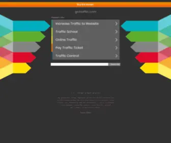 Gotraffic.com(Online traffic marketplace) Screenshot