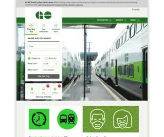 Gotransit.com(GO Transit) Screenshot